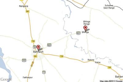 Locals protest after 1 killed, 24 left injured as bus overturned in Shravasti