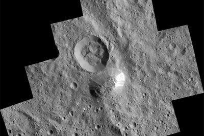 NASA discovers mountain on dwarf planet Ceres