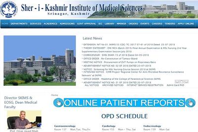 SKIMS Srinagar Recruitment 2018: 199 Posts, Apply From August 10
