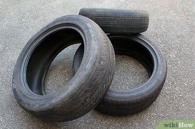 How to Make a Living Room Table from an Old Tire