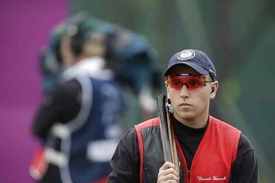 Hancock wins 2nd straight men's skeet gold