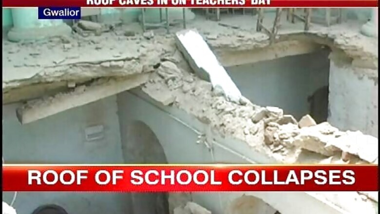 Gwalior: Government school's roof crashes ahead of PM's Teachers' Day speech