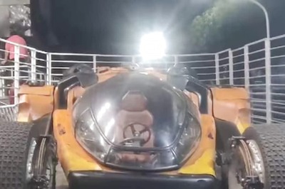 Kalki 2898 AD’s AI-powered Bujji Car Spotted At Prasads Multiplex In Hyderabad