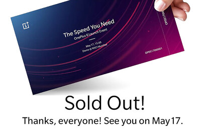 OnePlus 6 India Launch Tickets For May 17 Are Officially Sold Out