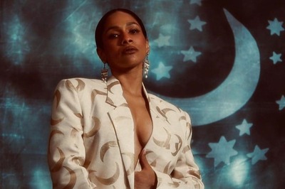 Masaba Gupta Is A Total Slayer In Beige Miu Miu Mini Skirt And Chanel Boots