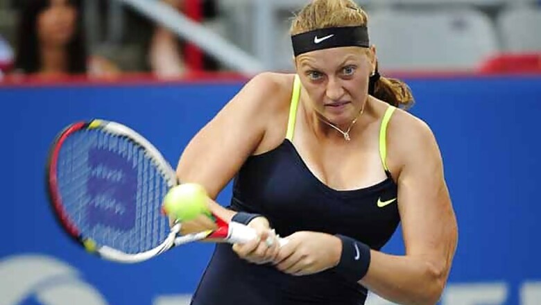 Petra Kvitova rallies in Rogers Cup