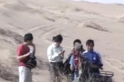 42 rescued from a desert in China