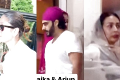 Malaika Arora Arrives For Father Anil Mehta's Prayer Meet, Kareena Kapoor And Arjun Kapoor Also Attend | Watch