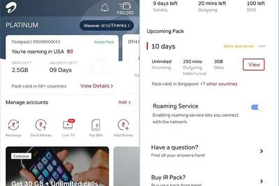 Airtel Now Lets You Pre-book International Roaming Packs, Lest You Forget Later