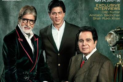 Snapshot: Amitabh, Shah Rukh and Dilip Kumar on the cover of 'Filmfare'