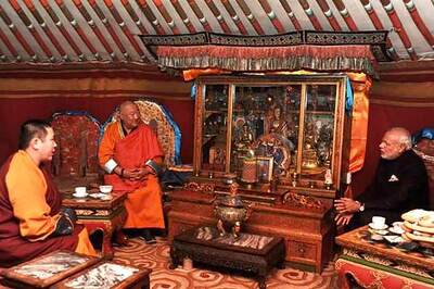 Narendra Modi visits Gandan monastery in Mongolia