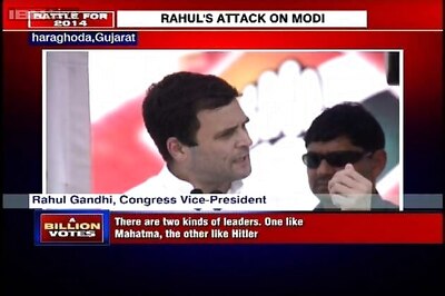 After Kejriwal, Rahul takes potshots at Modi on his home turf