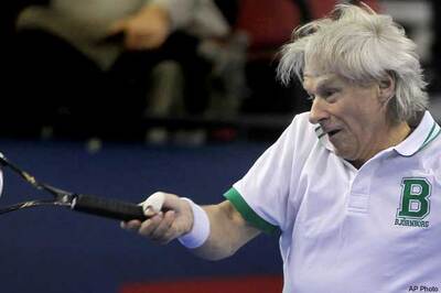 McEnroe beats Borg as rivals meet again