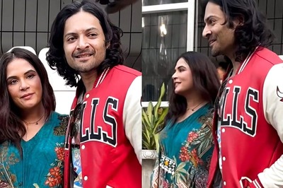 Richa Chadha Flaunts Baby Bump In 1st Public Appearance Since Pregnancy, Ali Fazal Holds Her Close; Watch