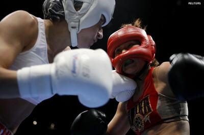 Sarita Devi wins in Women's World Boxing