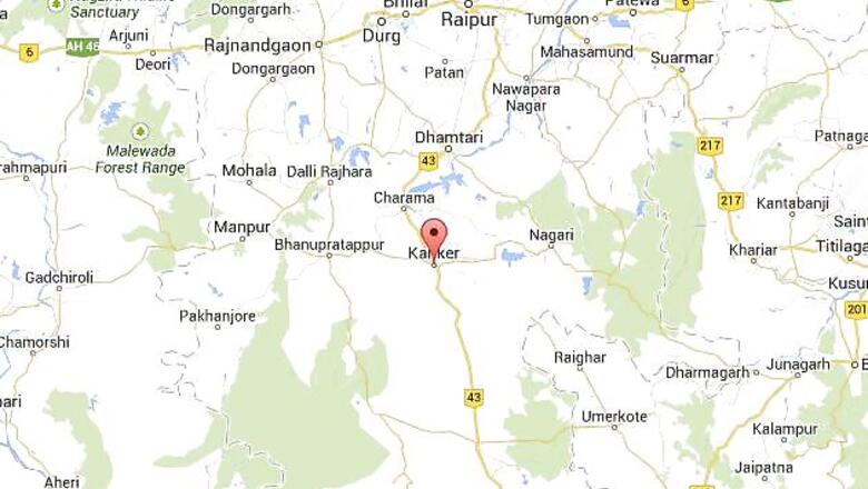 Suspected Naxals torch three vehicles in a bid to disrupt road construction work