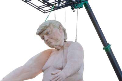 US Elections: Giant Naked Statue Resembling Trump Removed From Display Near Las Vegas Highway