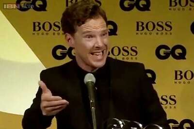 'Sherlock' star Benedict Cumberbatch's hilarious drunk speech at the GQ Men of the Year Awards goes viral