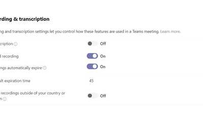 Microsoft Teams' New Feature Can Automatically Delete Stored Recordings