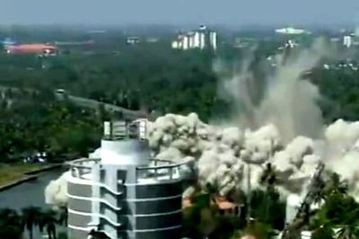 Maradu Flat Demolition Video: Watch the Moment Kochi’s Maradu Flats Went Down in Controlled Explosion