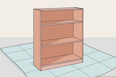 How to Paint Bookshelves