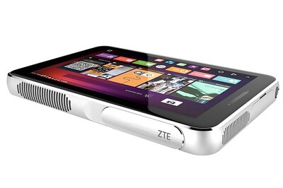ZTE unveils an Android tablet that doubles up as a portable projector