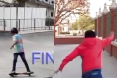 Meet 11-year-old Hardik, Who Set World Record With Caster Board Spins