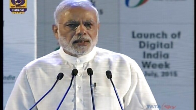 Digital India will enable investment of Rs 4.5 lakh crore and ensure jobs for 18 lakh people: Narendra Modi
