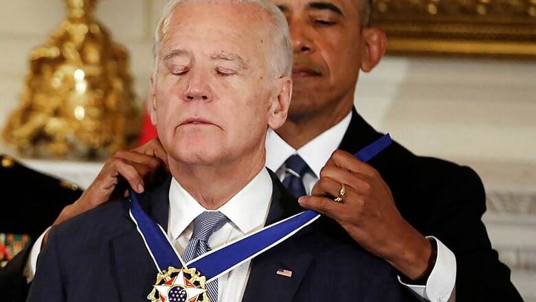 Surprised, Emotional Joe Biden Awarded Presidential Medal of Freedom