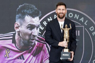 Lionel Messi Presented With Inaugural MARCA America Award
