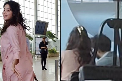 Janhvi Kapoor's Rumoured Beau Shikhar Pahariya Avoids Paps, Waits Inside Airport As Duo Leaves Town; Watch