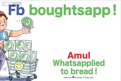 Whatsapplied to bread! Amul's response to the Facebook-WhatsApp deal