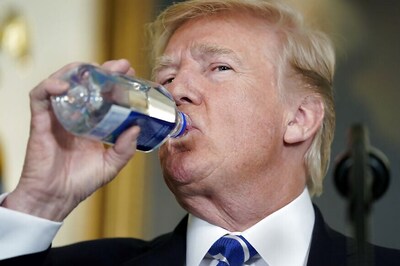 Trump Takes 'Drinks Break' During Live Statement, It's Sweet Revenge for His Rival Marco Rubio