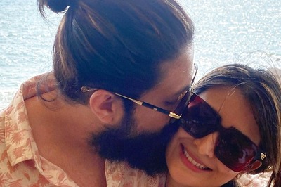 KGF Chapter 2 Star Yash Plants A Kiss On Wife Radhika Pandit’s Cheek During Romantic Vacay; See Pics