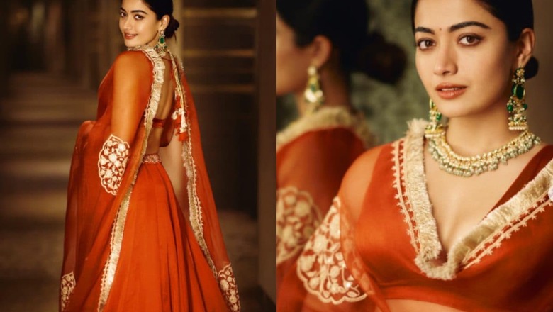 Rashmika Mandanna Radiates Elegance In Red As She Sends Sankranti Wishes To Fans; Photos