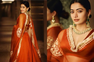 Rashmika Mandanna Radiates Elegance In Red As She Sends Sankranti Wishes To Fans; Photos