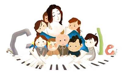10 facts: Clara Schumann's 193rd b'day doodle