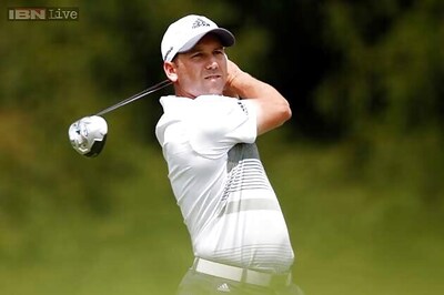 Serigo Garcia ties course record 61 for WGC lead in Akron