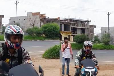 MS Dhoni Riding His Bike in Ranchi Sends Fans into Frenzy, Video Goes Viral