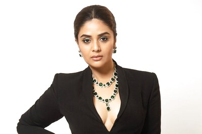 Sreemukhi Stuns in a Custom Black Ensemble For SIIMA 2022