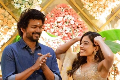 Rashmika Mandanna Turns Vijay's Biggest Fangirl At Thalapathy 66 Pooja, Removes His 'Nazar'