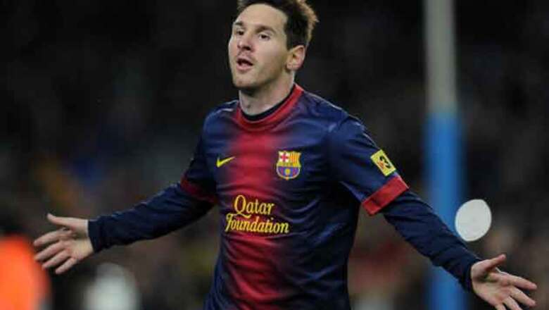 Lionel Messi back in training for Barcelona