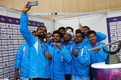 Hockey India Rewards Team for Super Performance in Champions Trophy
