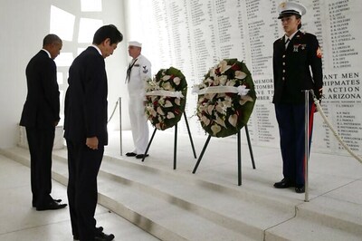 On Pearl Harbor Visit, Abe Says Japan Will Never Wage War Again