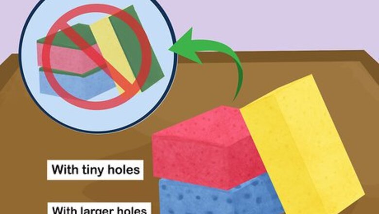 How to Sponge Paint With Kids