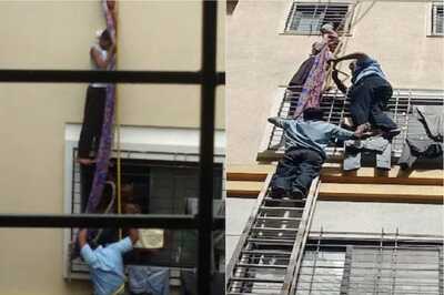 Watch: Pune Girl Falls off 4th Floor, Rescued After She Gets Stuck in Window Grille