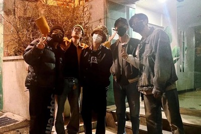 BTS: Suga Drops Almost OT7 Pic as Bangtan Meets Their Jin Hyung, Reassures 'Taehyung, Jimin Was With Him'