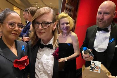 From Glitz To Goodwill: Oscars 2023 Saw Celebs Wearing Blue Refugees Ribbons