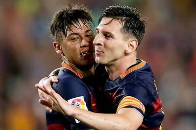 Messi's penalty pass was for me: Neymar