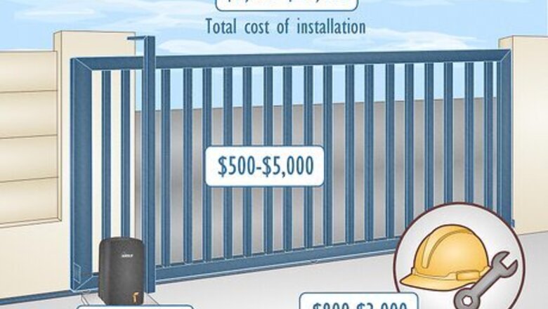Automatic Gate Opener Installation Costs & Features to Consider